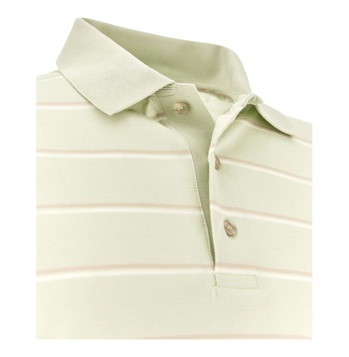 DOUBLE MERCERISED COTTON JERSEY POLO SHIRT