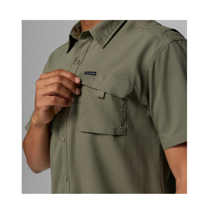 COLUMBIA MEN'S SILVER RIDGE UTILITY II SHORT SLEEVE SHIRT
