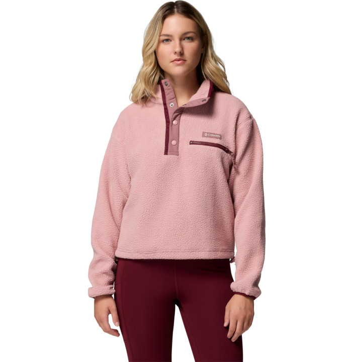 HELVETIA II CROPPED HALF SNAP FLEECE