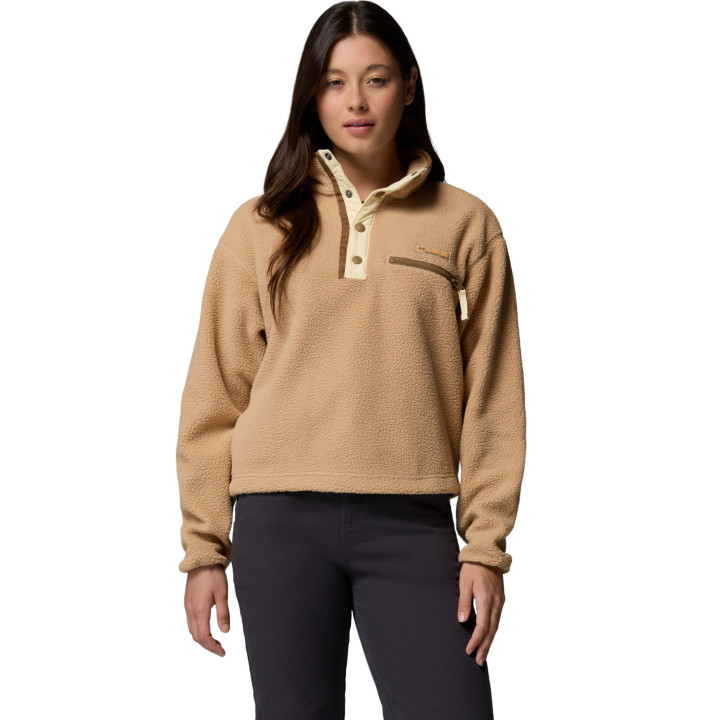 HELVETIA II CROPPED HALF SNAP FLEECE