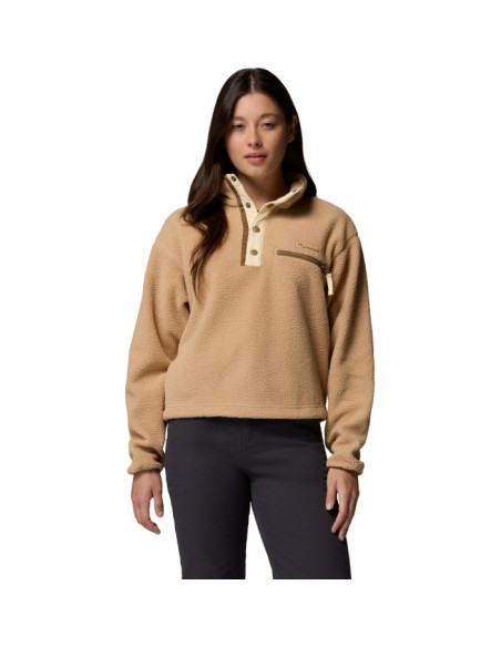 HELVETIA II CROPPED HALF SNAP FLEECE