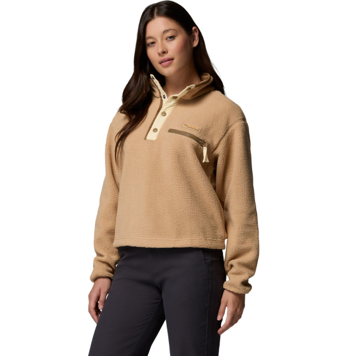 HELVETIA II CROPPED HALF SNAP FLEECE