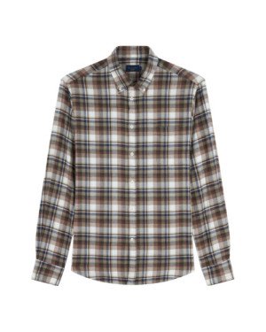 CAMICIA XSOFT IN FLANELLA DI COTONE