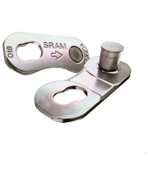 CONECTOR CADENA SRAM POWERLOCK 12V PLATA  4 UNID. 