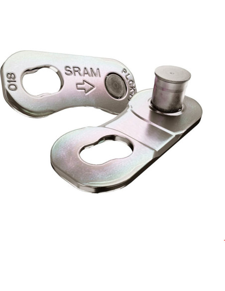 CONECTOR CADENA SRAM POWERLOCK 12V PLATA  4 UNID. 