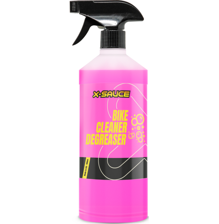 X-SAUCE LIMPIADOR DESENGRASANTE DE BICICLETAS 900 ML  ROSA 