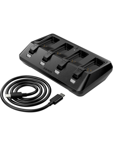 SRM CARGADOR BATERIA Y CABLE E-TAP   AXS 4 PUERTOS
