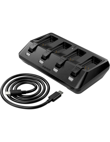 SRM CARGADOR BATERIA Y CABLE E-TAP   AXS 4 PUERTOS