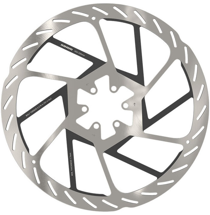 SRM DISCO FRENO HS2 220MM 6T.  BISELADO 