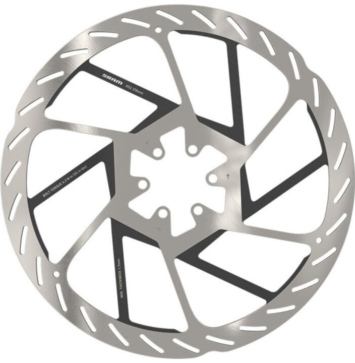 SRM DISCO FRENO HS2 220MM 6T.  BISELADO 