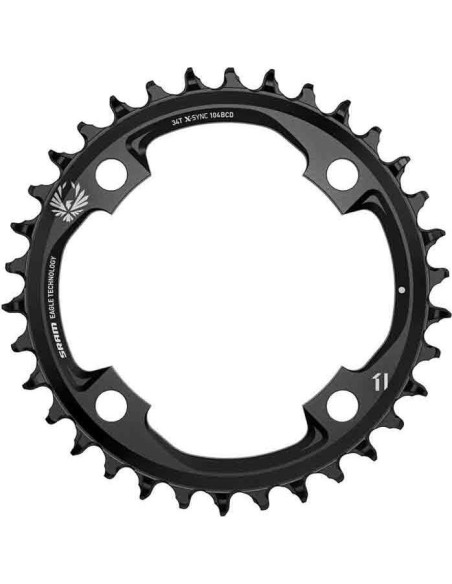 SRM PLATO X-SYNC 12 11V EAGLE 34D 104BCD BLK