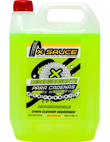 X-SAUCE DESENGRASANTE PARA CADENAS 5L  FLUOR 