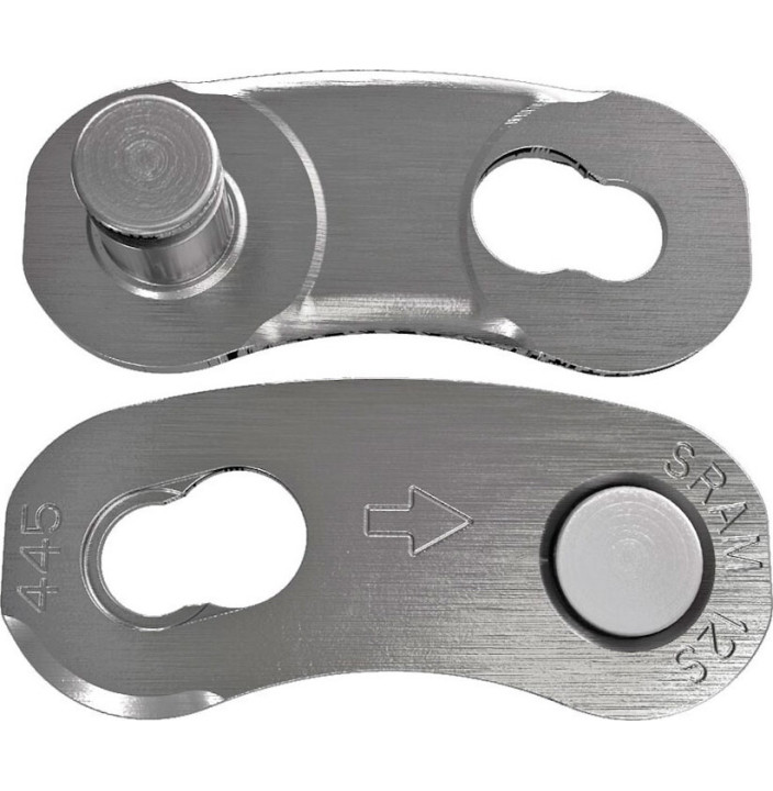 CONECTOR CADENA SRAM EAGLE 12V PLATA  4UDS 