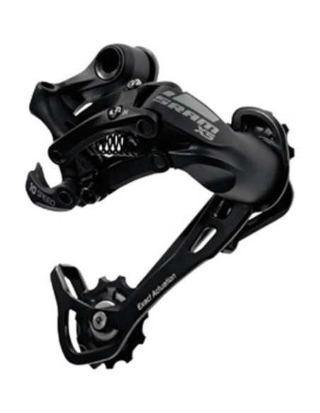 SRM CAMBIO X5 10V CAJA LARGA ALUMINUM BLACK