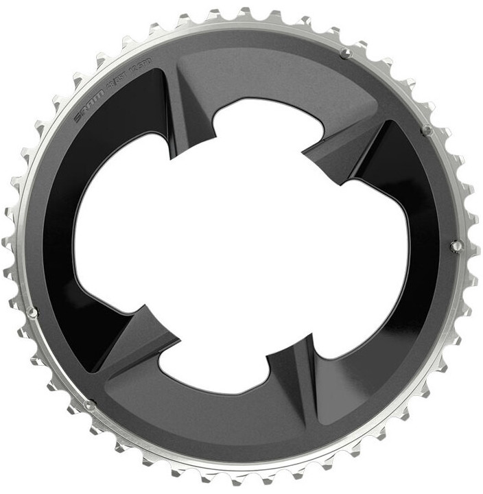 PLATO ROAD RIVAL (AXS) 2X12 48T 107 BCD BLACK WITH COVER PLATE