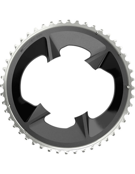 PLATO ROAD RIVAL (AXS) 2X12 48T 107 BCD BLACK WITH COVER PLATE