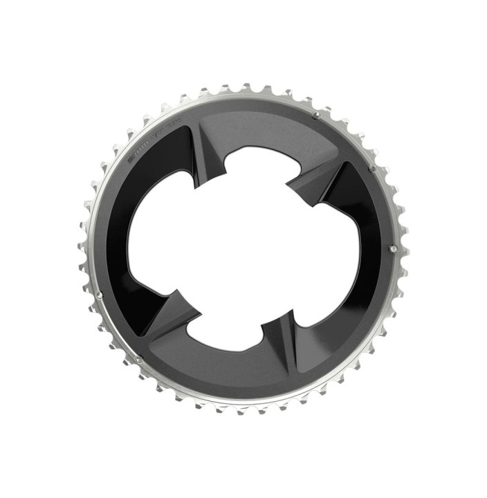 PLATO ROAD RIVAL (AXS) 2X12 48T 107 BCD BLACK WITH COVER PLATE