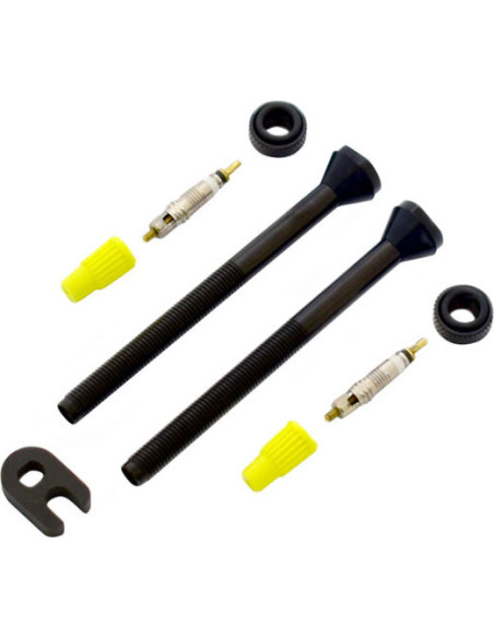 2 PRESTA ALUMINUM VALVES 80MM TUBELESS