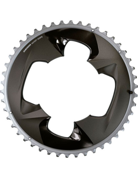 SRM PLATO ROAD FORCE  AXS  2X12 46T 107 BCD POLAR GREY WITH