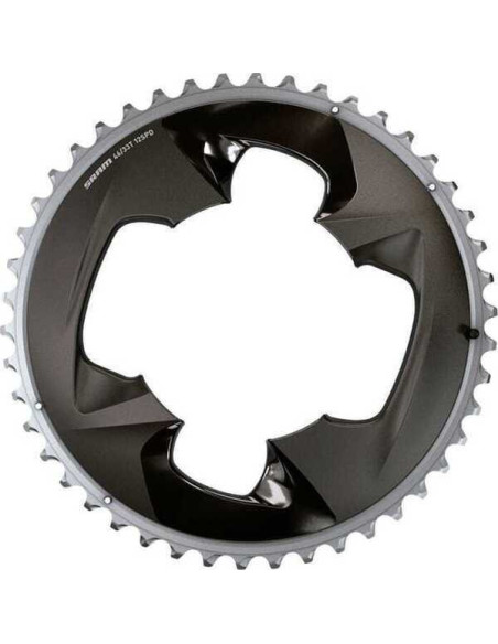 SRM PLATO ROAD FORCE  AXS  2X12 46T 107 BCD POLAR GREY WITH