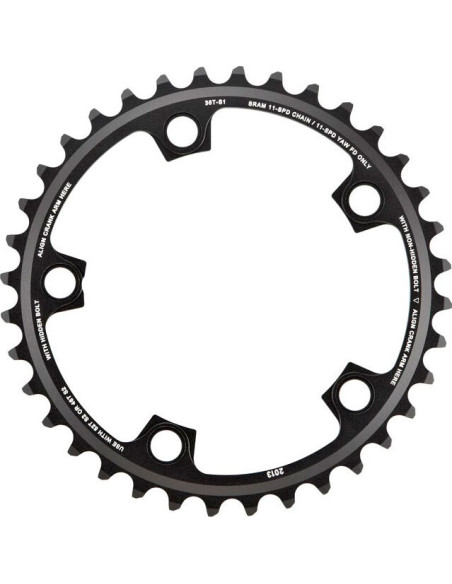 SRM PLATO ROAD RED22 36D 11V 110 BCD BLACK