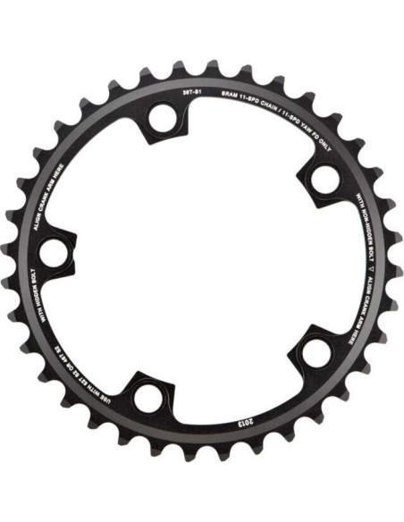 SRM PLATO ROAD RED22 36D 11V 110 BCD BLACK