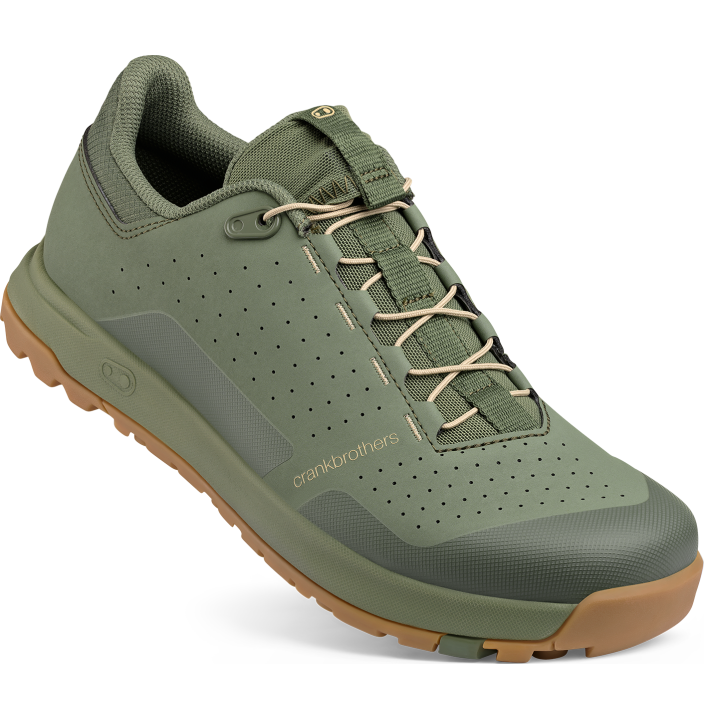 CRANK BROTHERS SHOES MALLET TRAIL SPEEDLACE GREEN/SAND - GUM OUTSOLE 42