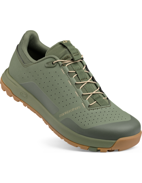 CRANK BROTHERS SHOES MALLET TRAIL SPEEDLACE GREEN/SAND - GUM OUTSOLE 42