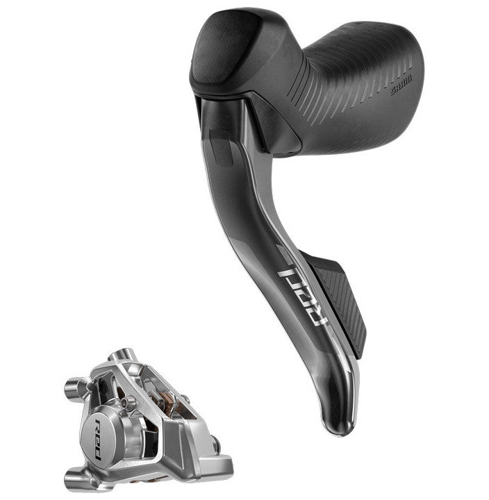 DOUBLE HYDRAULIC CONTROL FLAT MOUNT RED E-TAP AXS E1 FRONT/LEFT 950MM