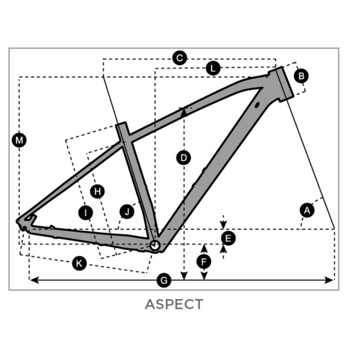 BICICLETA ASPECT 970 BLUE