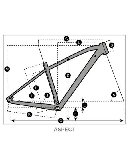 BICICLETA ASPECT 970 BLUE