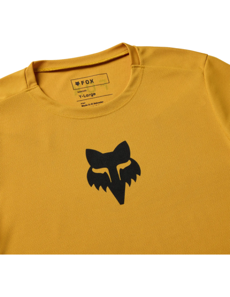 YTH RANGER SS JERSEY FOX HEAD [BRNZ]