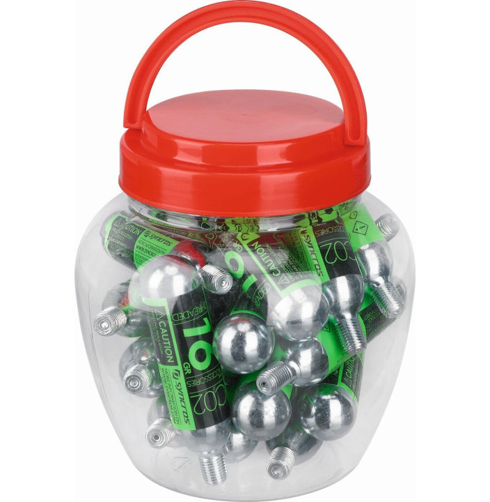 CO2 16G THREADED CARDRIDGE (PACK DE 20)