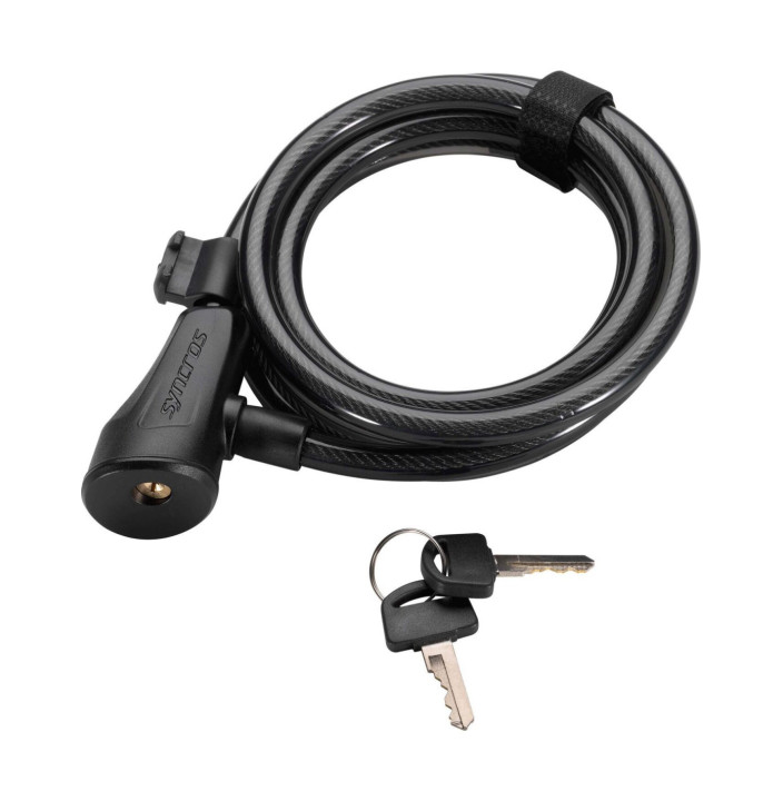 CANDADO LLAVE CABLE SL-04 10X1800MM (PACK DE 12)