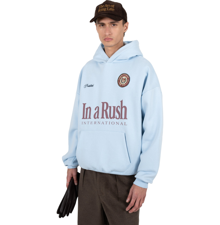 INTERNATIONAL HOODIE LIGHT BLUE