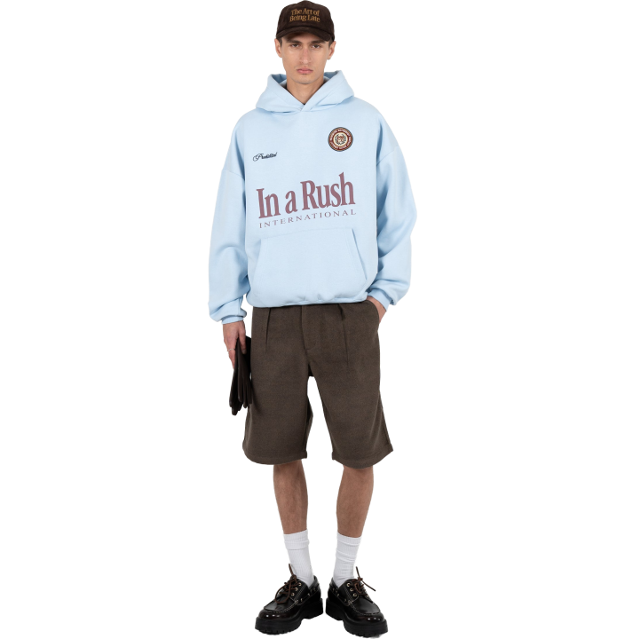 INTERNATIONAL HOODIE LIGHT BLUE