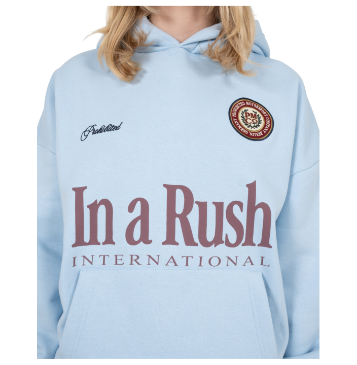INTERNATIONAL HOODIE LIGHT BLUE