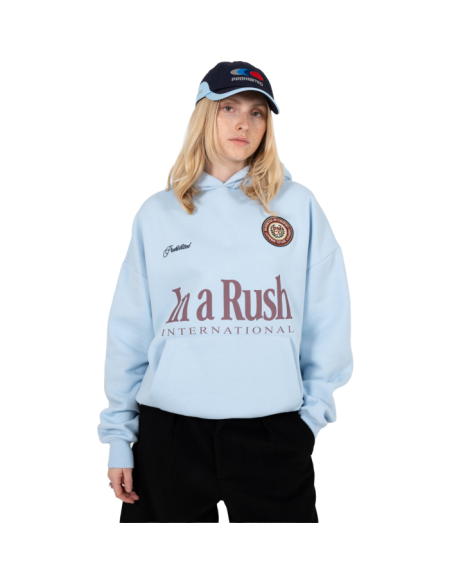 INTERNATIONAL HOODIE LIGHT BLUE