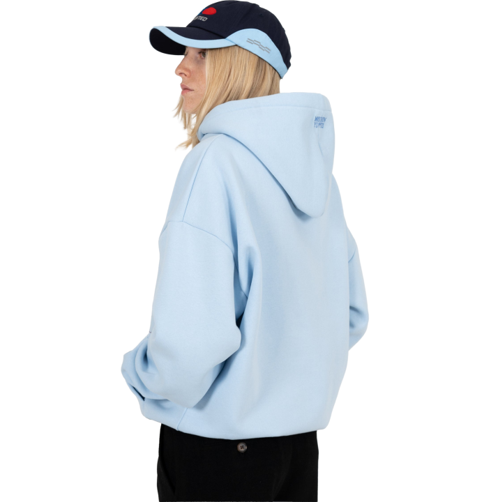 INTERNATIONAL HOODIE LIGHT BLUE
