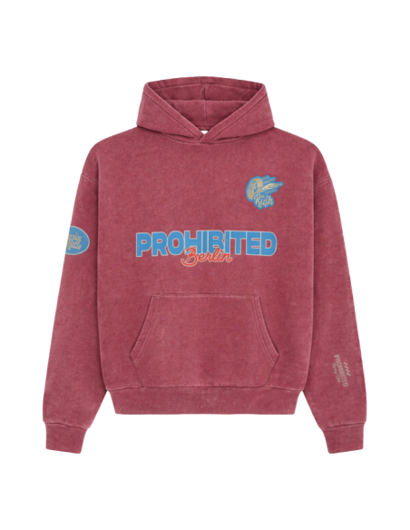 RACE PATCH HOODIE SLATE BLUE (SW)