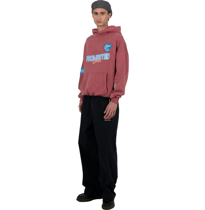 RACE PATCH HOODIE SLATE BLUE (SW)