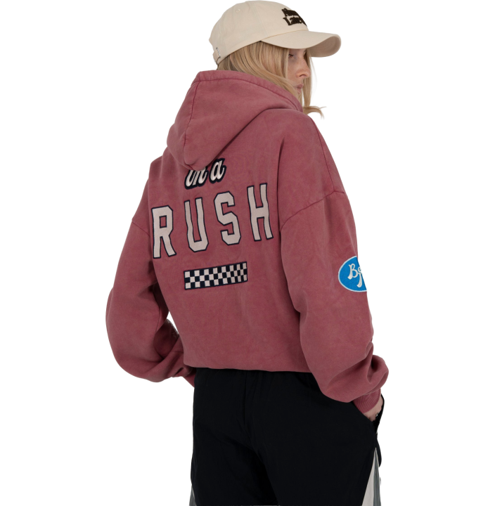 RACE PATCH HOODIE SLATE BLUE (SW)