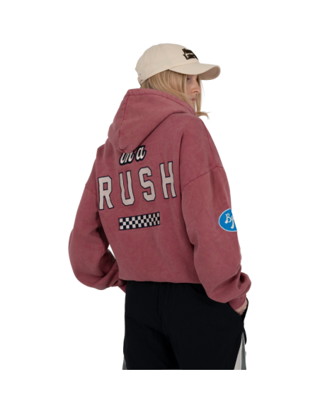 RACE PATCH HOODIE SLATE BLUE (SW)