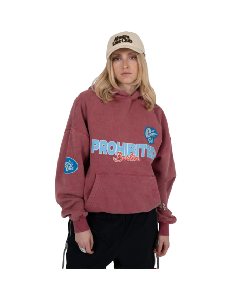 RACE PATCH HOODIE SLATE BLUE (SW)