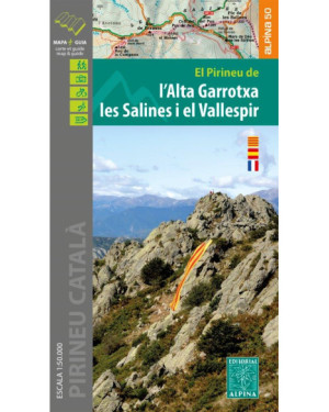 Mapa+carpeta excursionista SALINES-VALLESPIR-ALTA GARROTXA