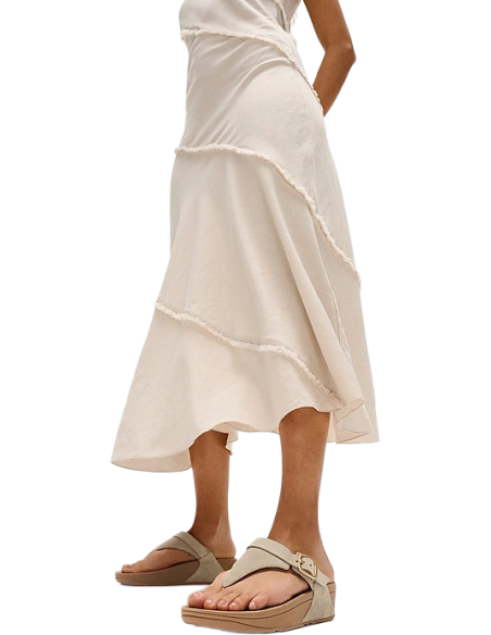 LULU BUCKLE SUEDE TOE-POST SANDALS