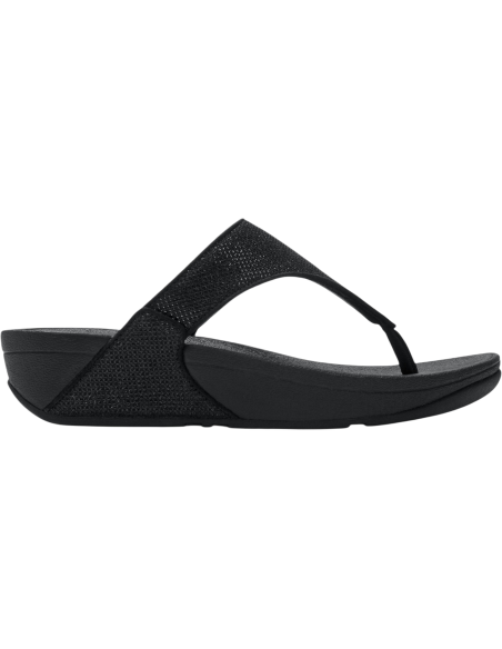 LULU SHIMMERGLITZ TOE-POST SANDALS