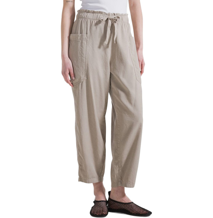 LYOCELL TWILL BALLOON PANTS
