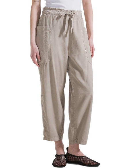 LYOCELL TWILL BALLOON PANTS