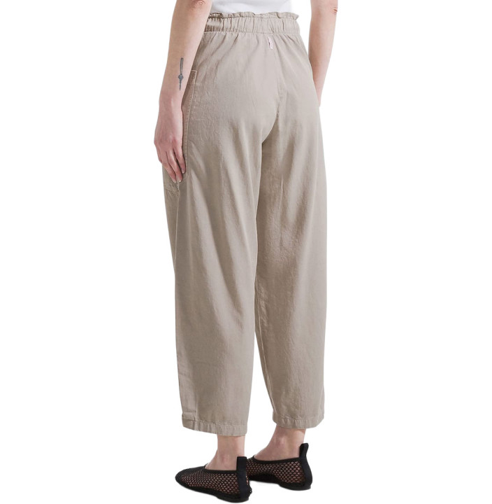 LYOCELL TWILL BALLOON PANTS